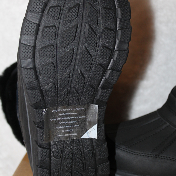 UGG KOOLABURRA LEATHER WINTER BOOTS‎ BLACK - Picture 6 of 8